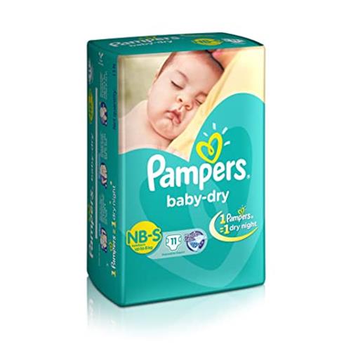 PAMPERS NB-S UPTO 8Kg 11N